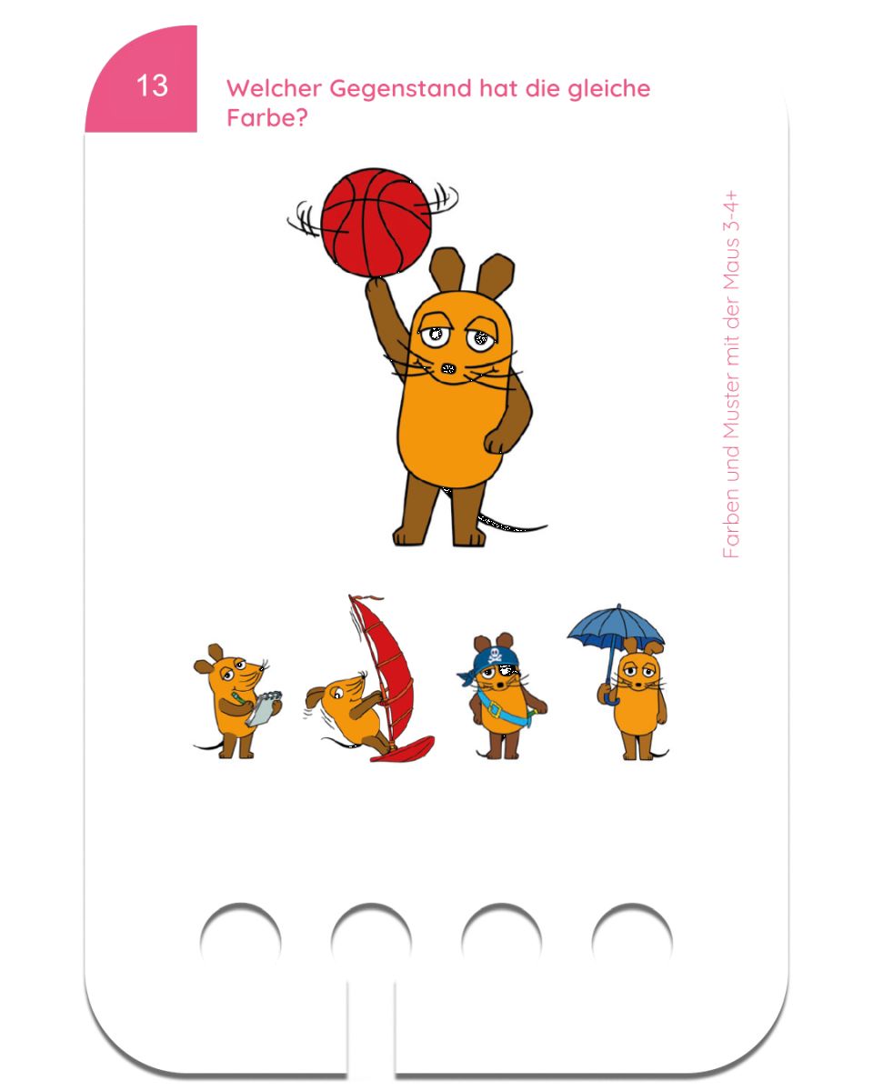 Farben und Muster mit der Maus 3-4 - Kölner Lernspielverlag