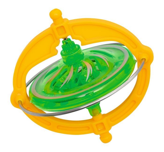 PhänoMINT Leuchtender Gyroskopkreisel (1 Stück, verschiedene Designs)