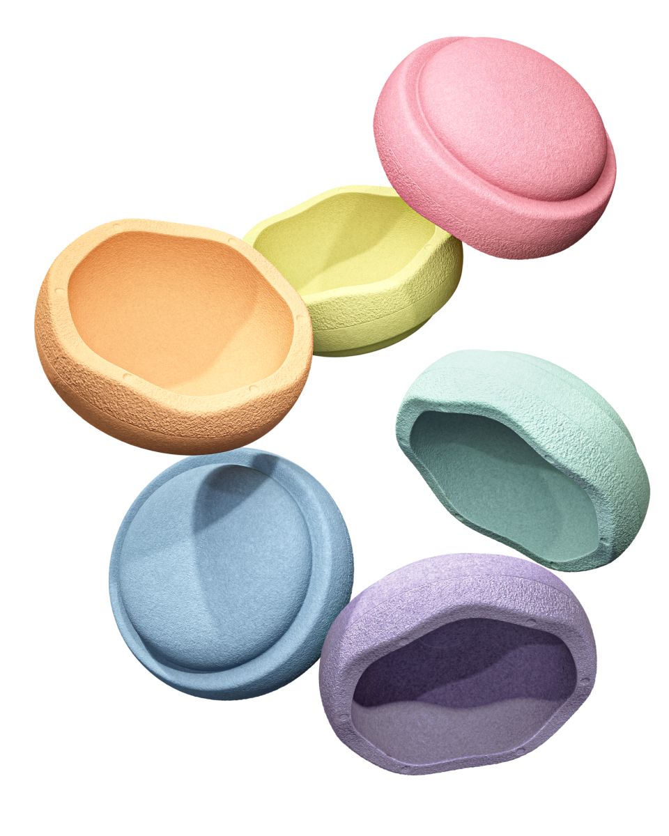 Stapelstein® ORIGINAL Rainbow Pastel (6er Set)