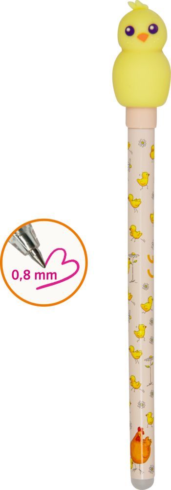 Gelstift mit Kükentopper