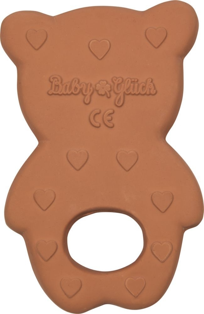 Beißring aus Naturkautschuk Teddy - BabyGlück
