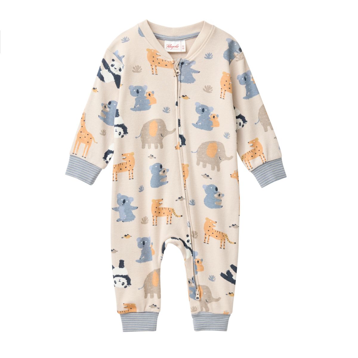 Langarm Overall Zootiere - 50-56