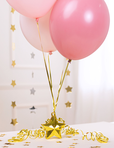 Ballongewicht Stern gold - Party Deco
