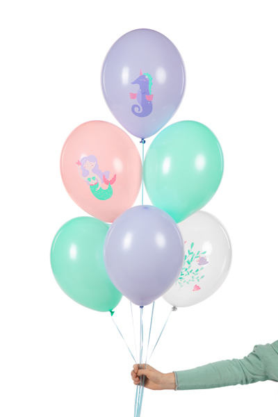 Luftballons Meerjungfrau - Meereswelt (6 Stk.) - Party Deco