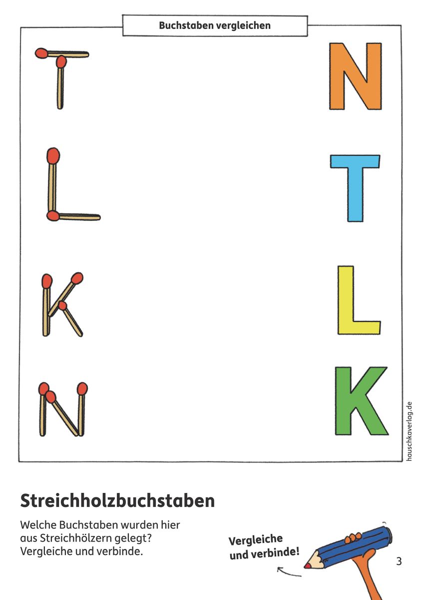 Vorschulblock - Buchstaben und Laute - Hauschka Verlag 5+