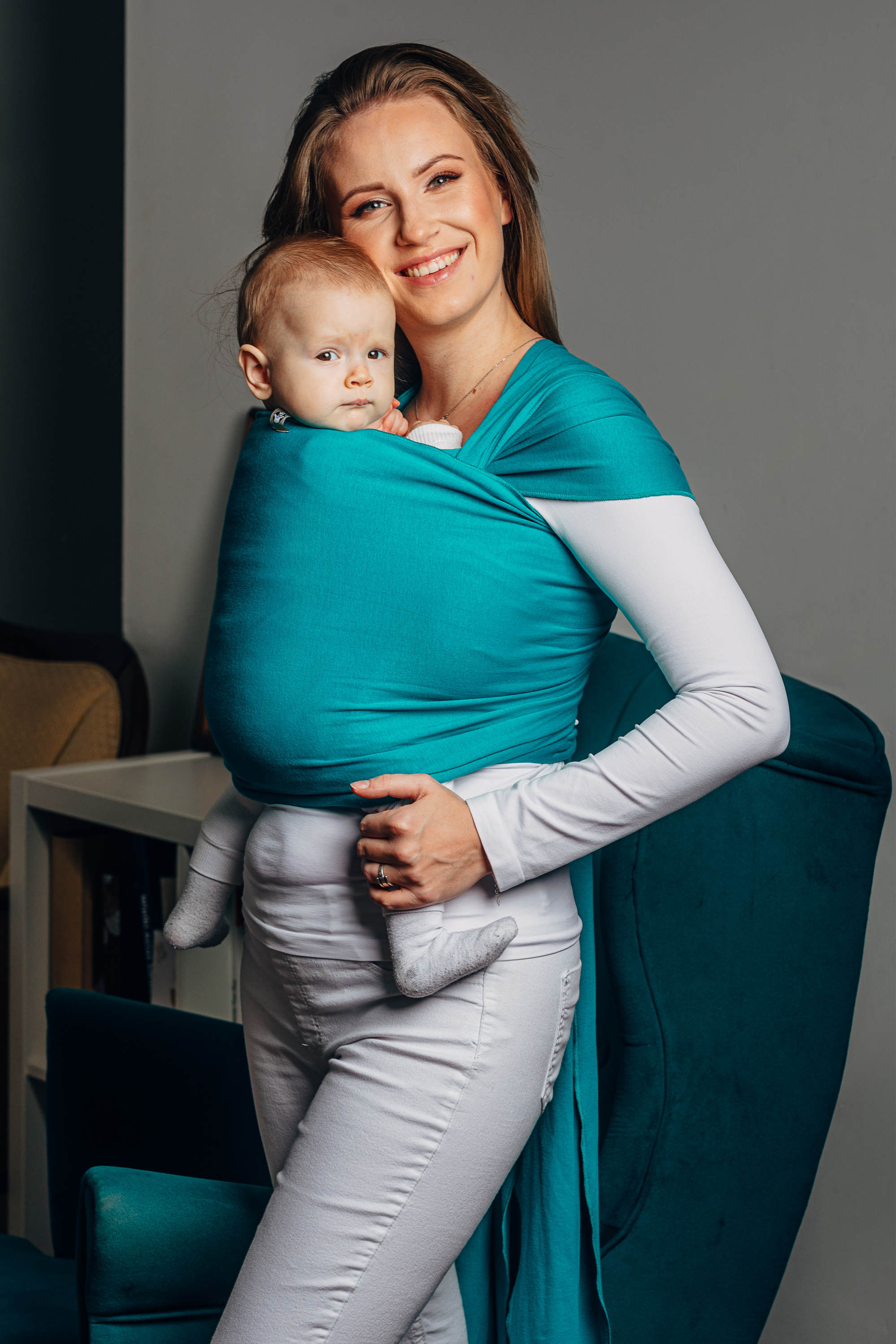 LennyLamb Stretchy Wrap türkis