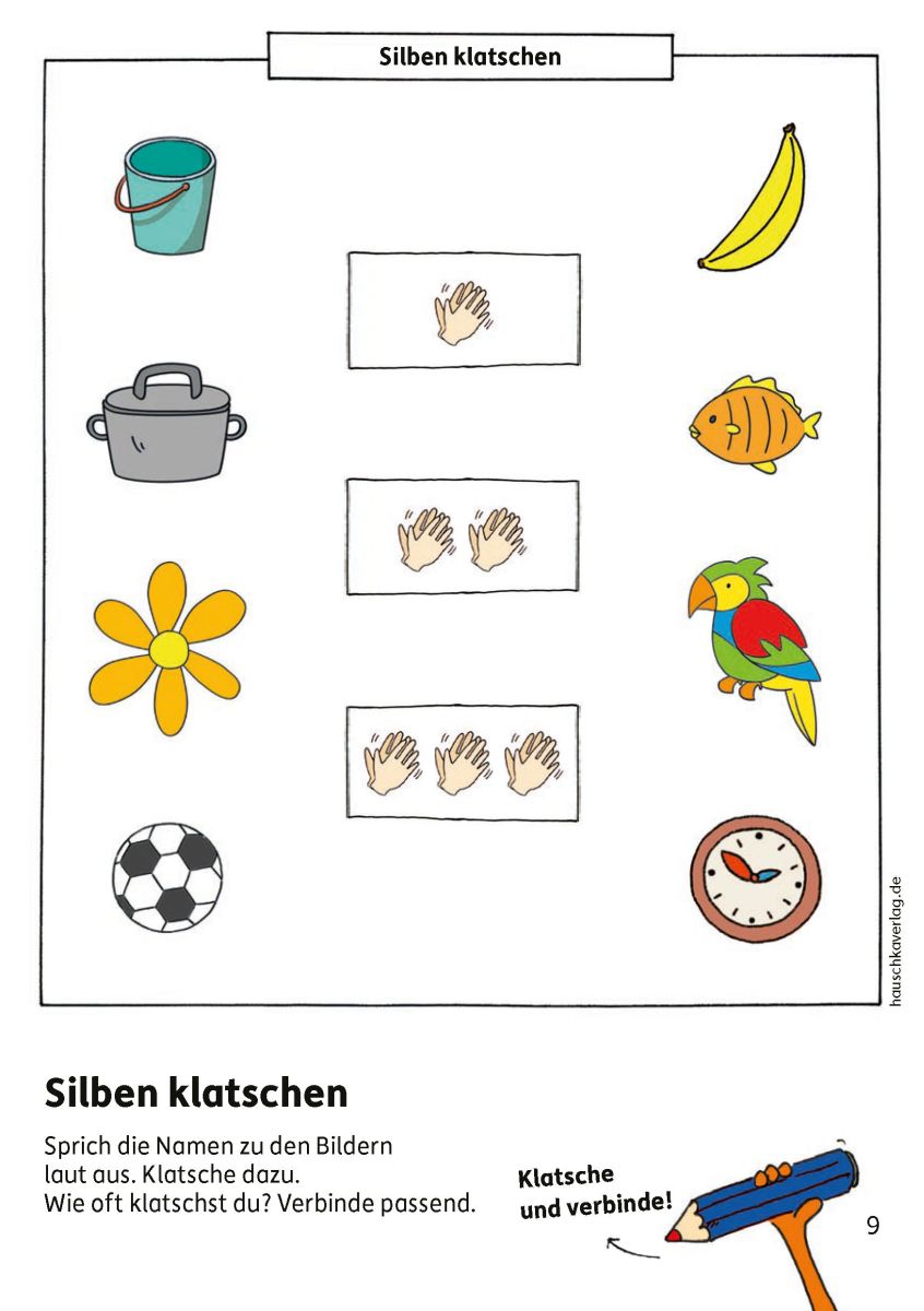 Schulstart-Block – Kunterbunte Übungen zum Schulanfang - Hauschka Verlag 6+