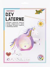 Laternen-Bastelset Sweet Rainbow (Einhorn oder Regenbogen) - folia    HERBST