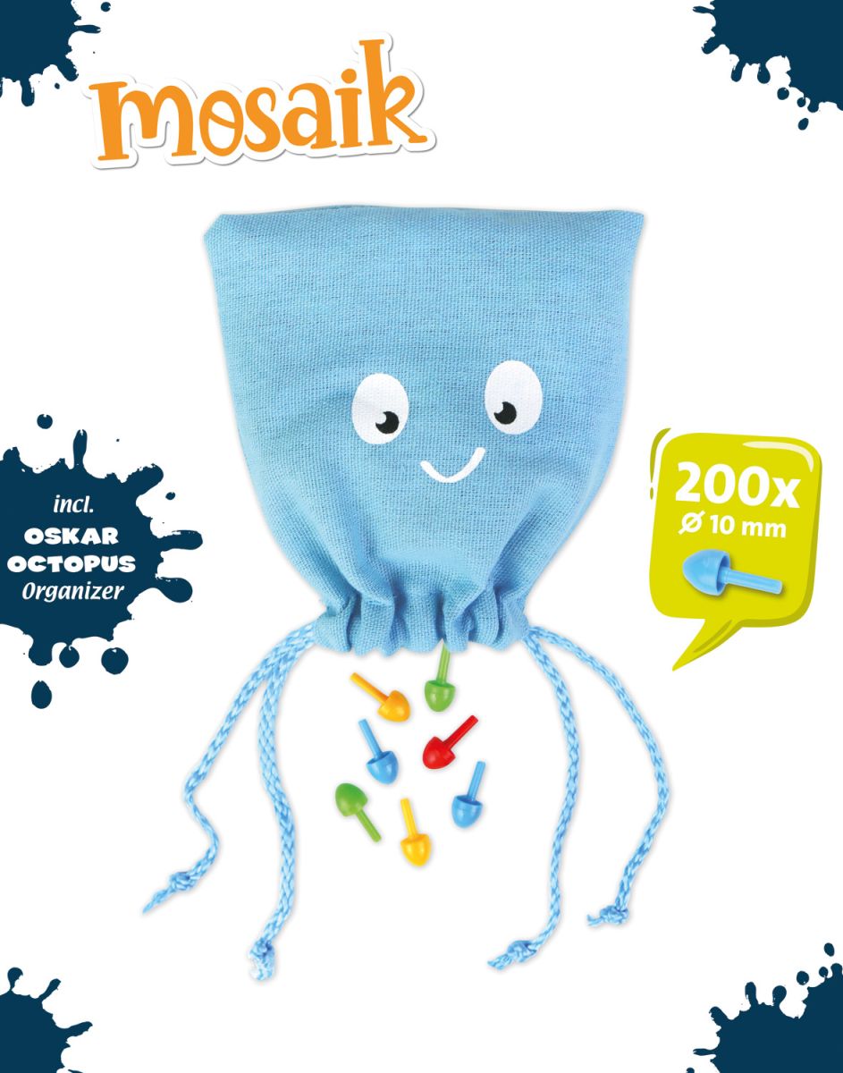 LENA Mosaik Set color 10mm (200 Stecker)