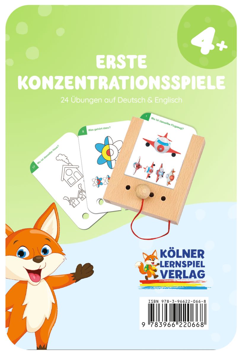 Erste Konzentrationsspiele 4+ - Kölner Lernspielverlag