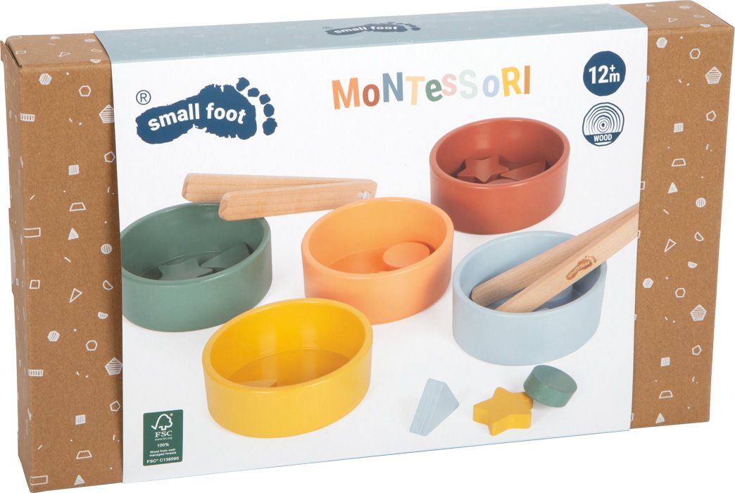 Montessori Sortierspiel mit Zange - Small Foot