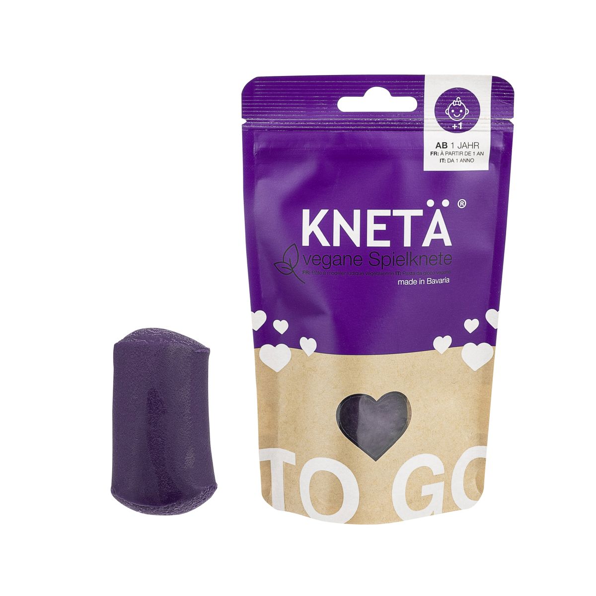 Knetä Vegane Spielknete Lila 100g Beutel