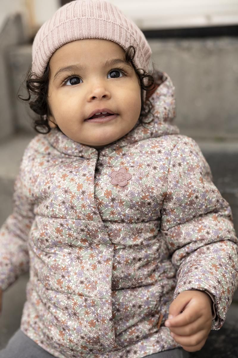 Winterjacke floral  - 74