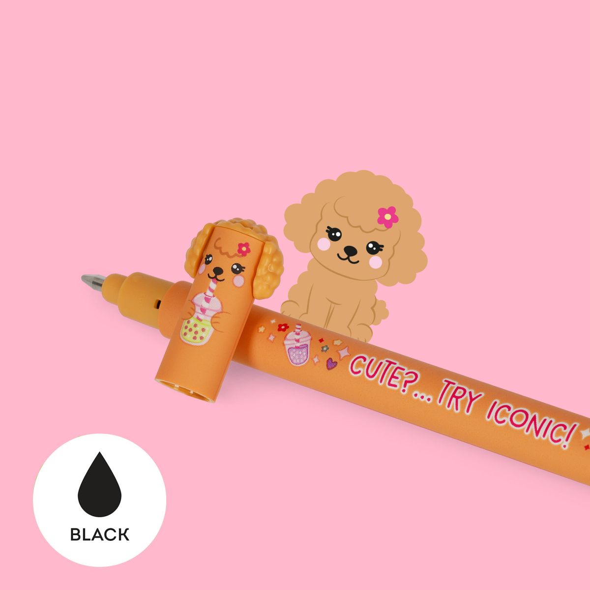 Löschbare Gelstifte "Fur-ever friends" 3er Set - Legami
