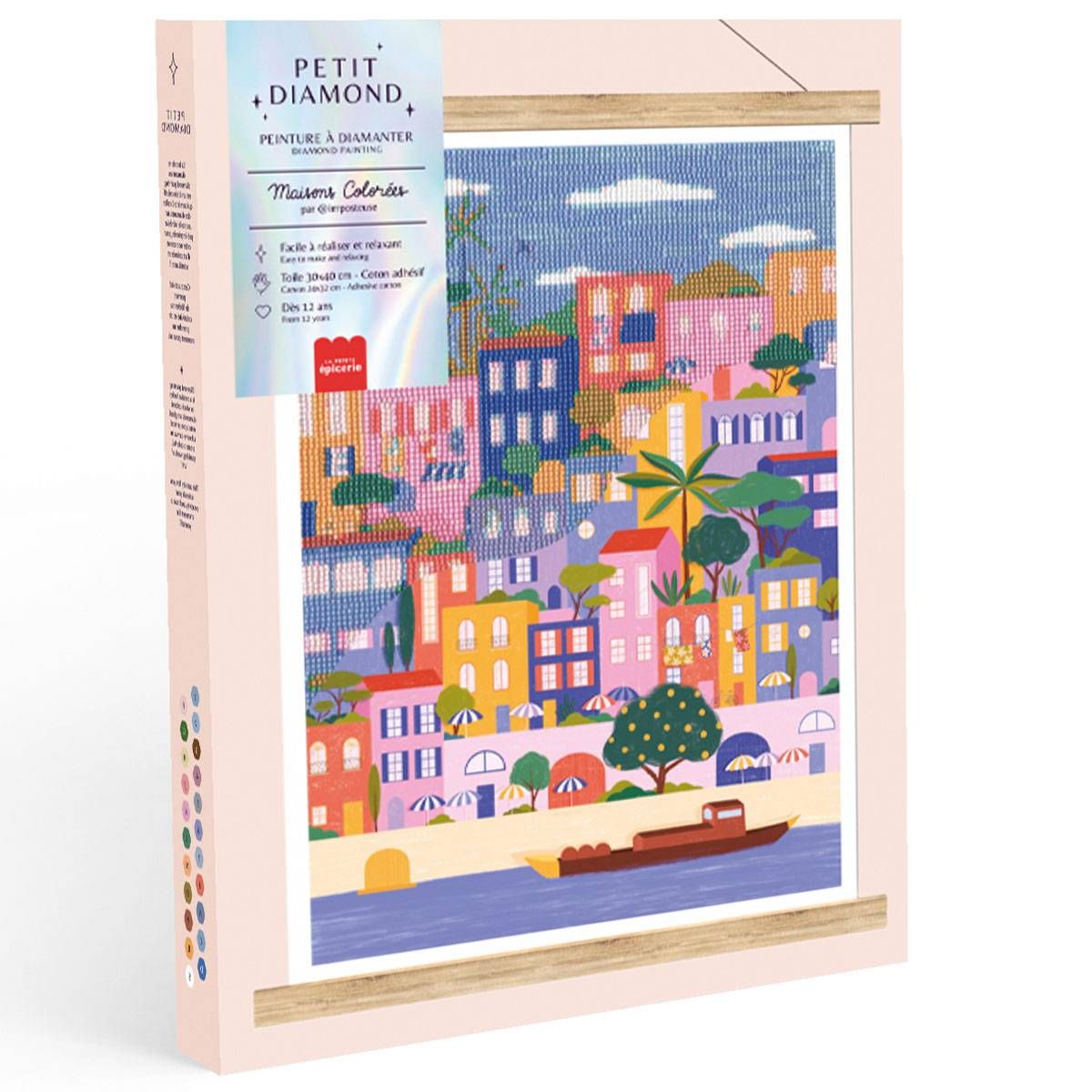 Diamond Painting Set "Bunte Häuser" - La Petite Épicerie