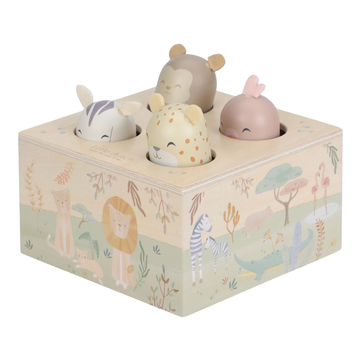 Holz Pop-up Safari Friends - Little Dutch