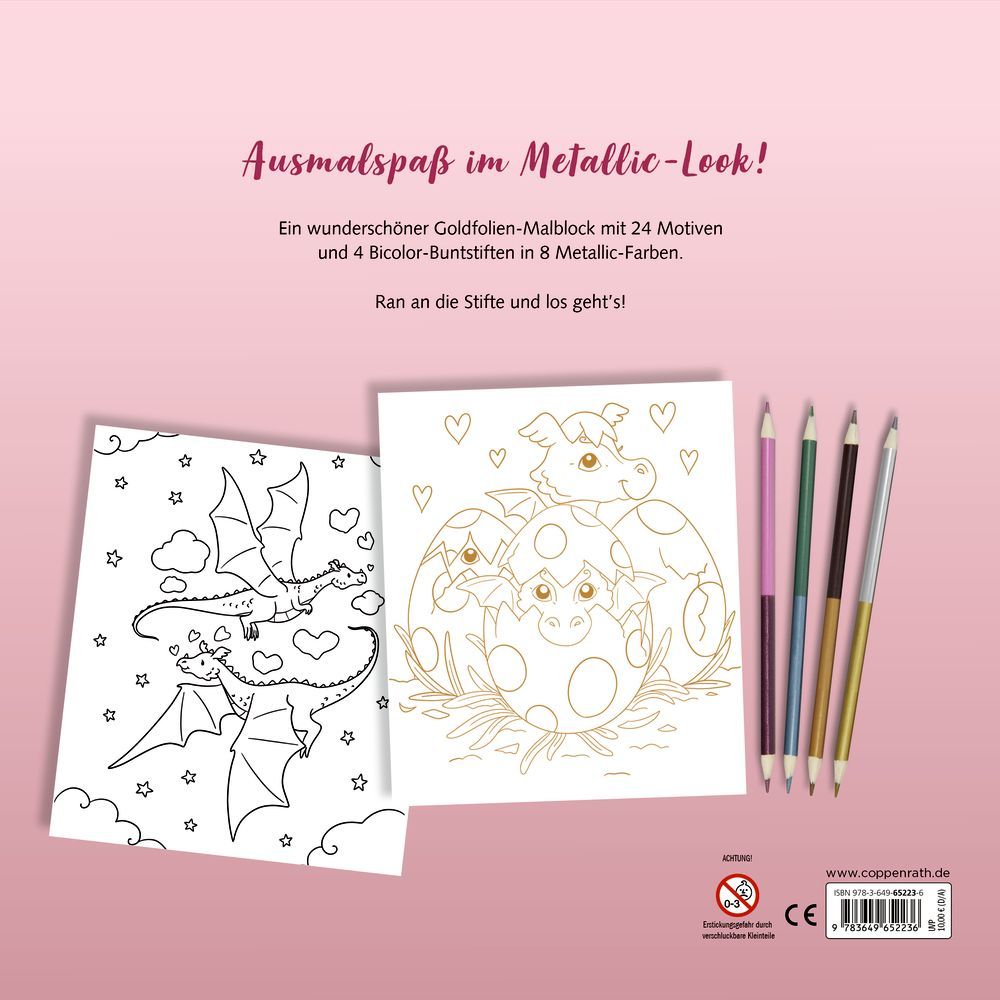 100% selbst gemacht: Metallic-Malen Fantasy m. Bicolorstifte