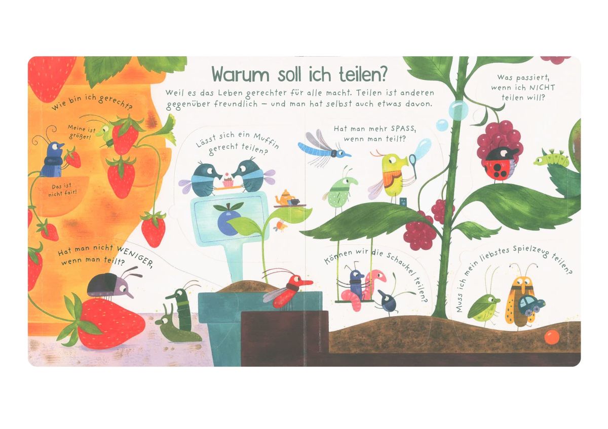 Erstes Aufklappen und Verstehen: Teilst du mit mir? 4+