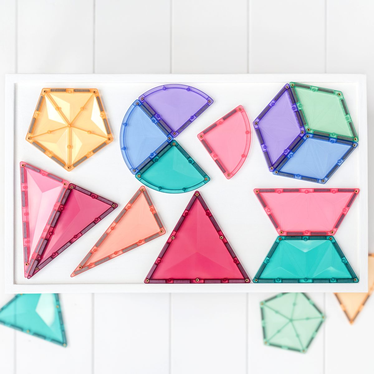 CONNETIX PASTEL Shape Expansion Magnetbausteine 48-teilig