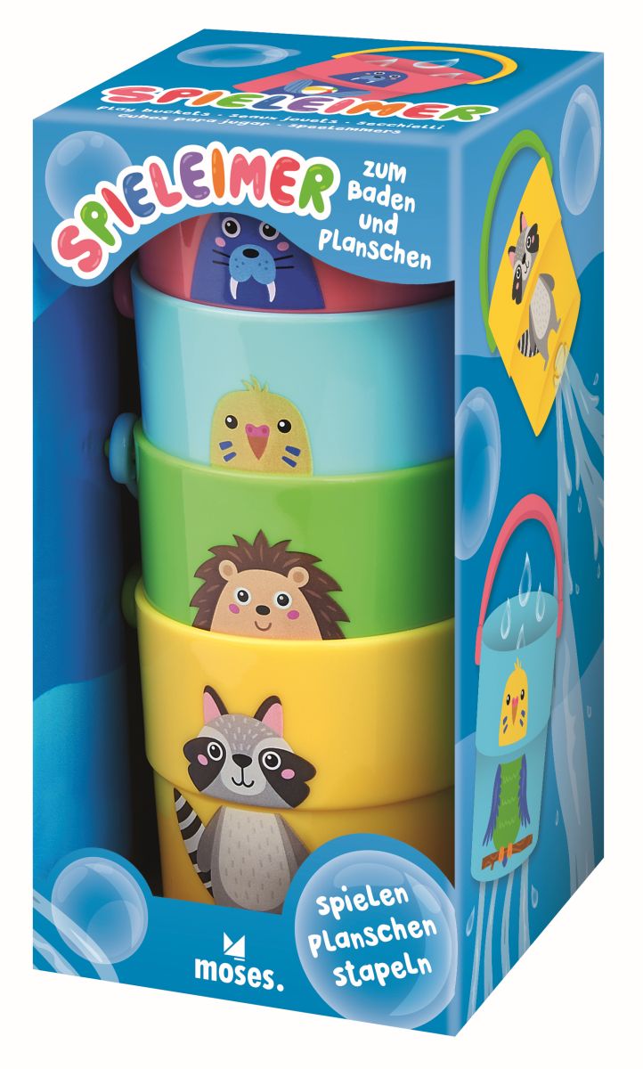 Spieleimer zum Baden und Planschen (4er Set)