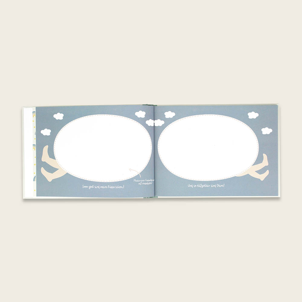 Geschwisterbuch “Durch Dick und Dünn” Hardcover-Album - Ava & Yves