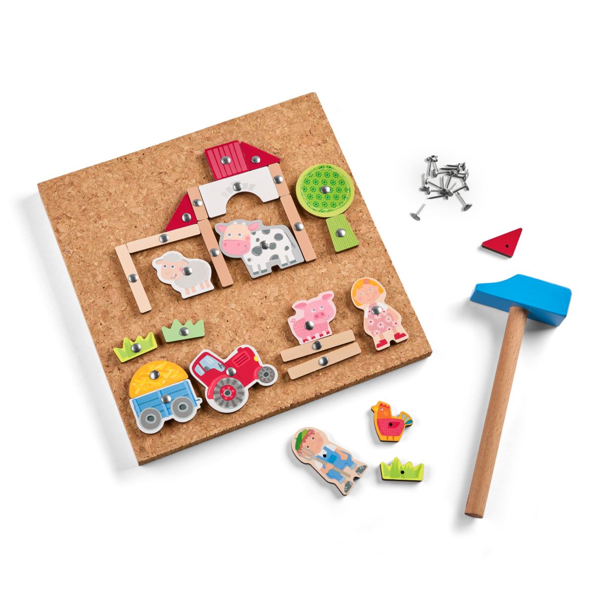 HABA Hammer-Nagelspiel Bauernhof