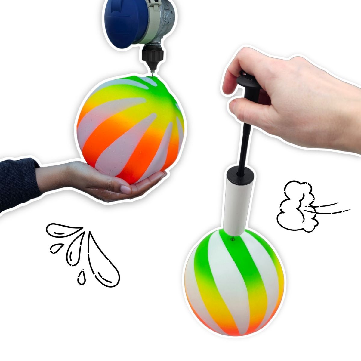 2in1 Tauch- und Wasserball - Alldoro
