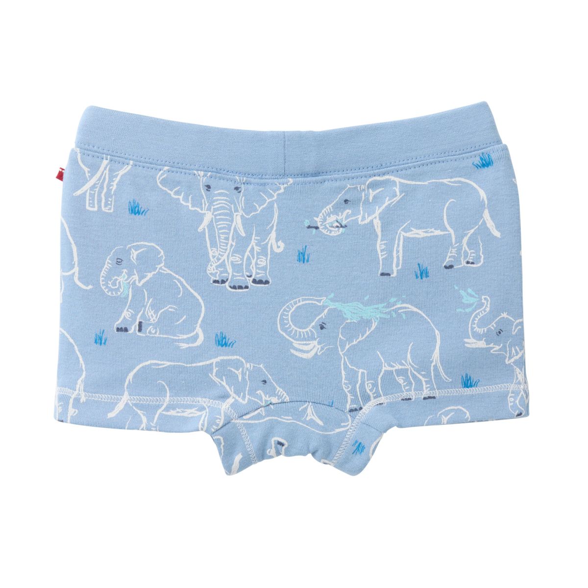 2-er Pack Boxershorts hellblau Elefanten - 98