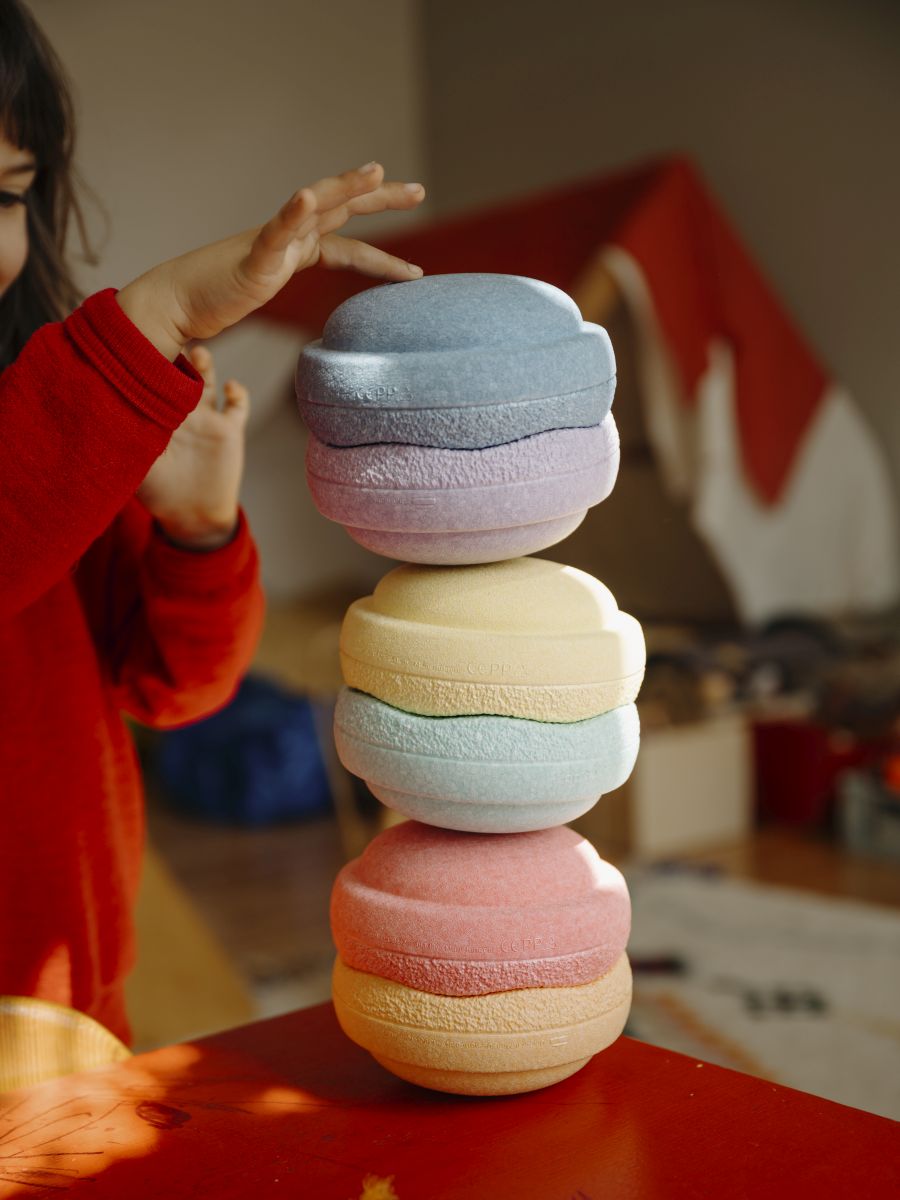 Stapelstein® MINI Original rainbow pastel (6er Set)