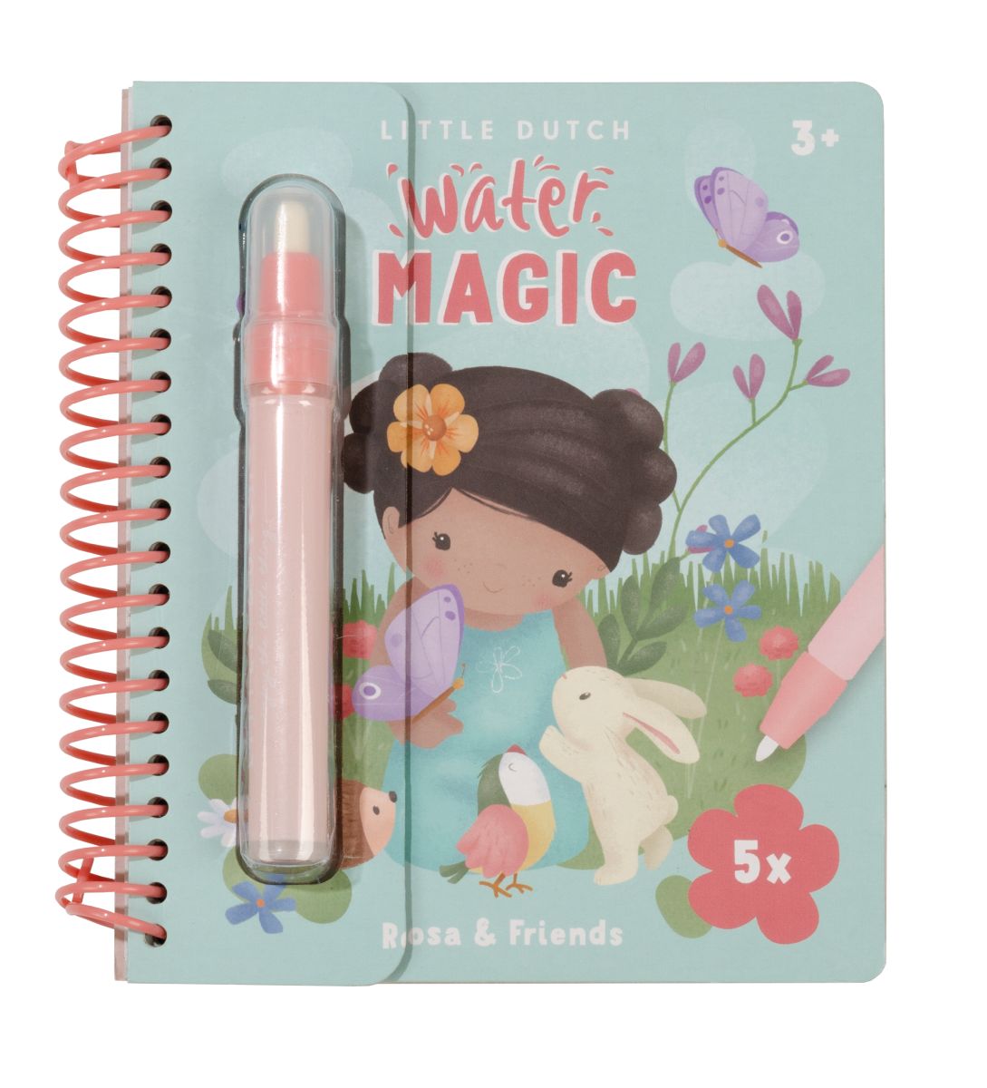 Wassermalbuch Water Magic - Rosa & Friends - Little Dutch