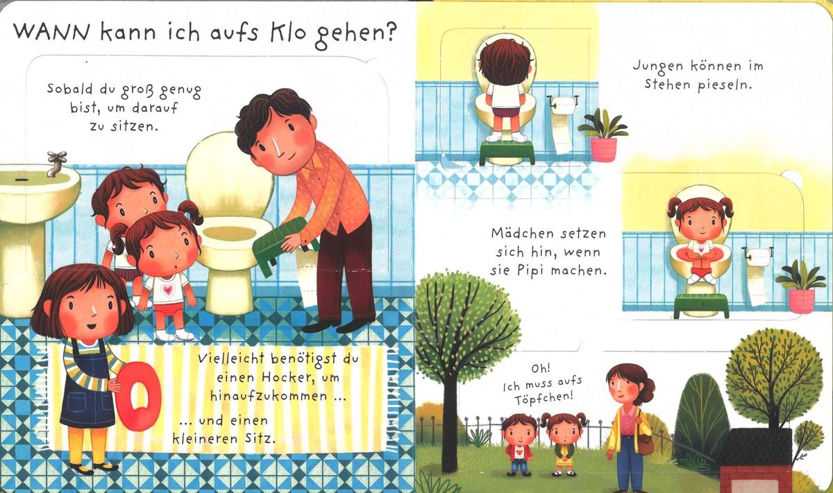 Windel, Töpfchen, Klo - Wohin mit dem Popo? 3+