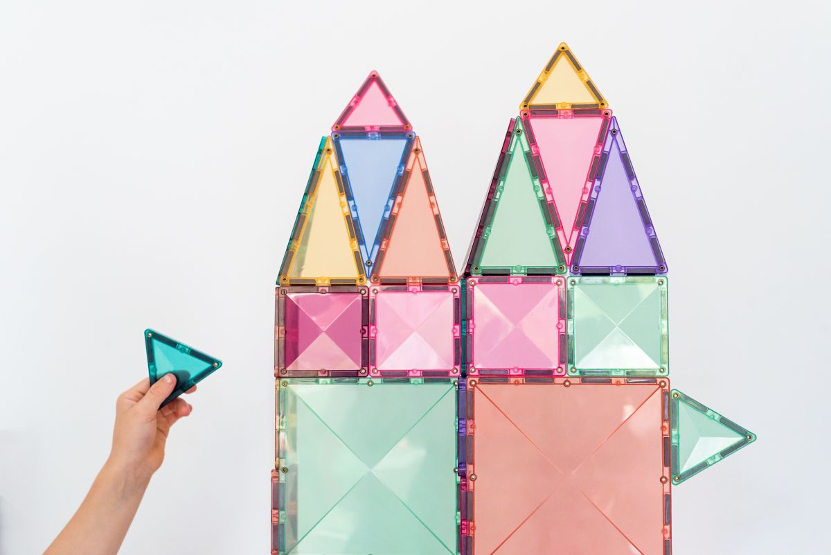 CONNETIX PASTEL Starter Pack Magnetbausteine 64-teilig
