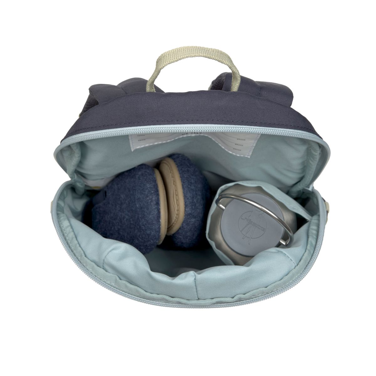 Kindergartenrucksack Tiny Outdoor, Wolken dunkelblau - Lässig