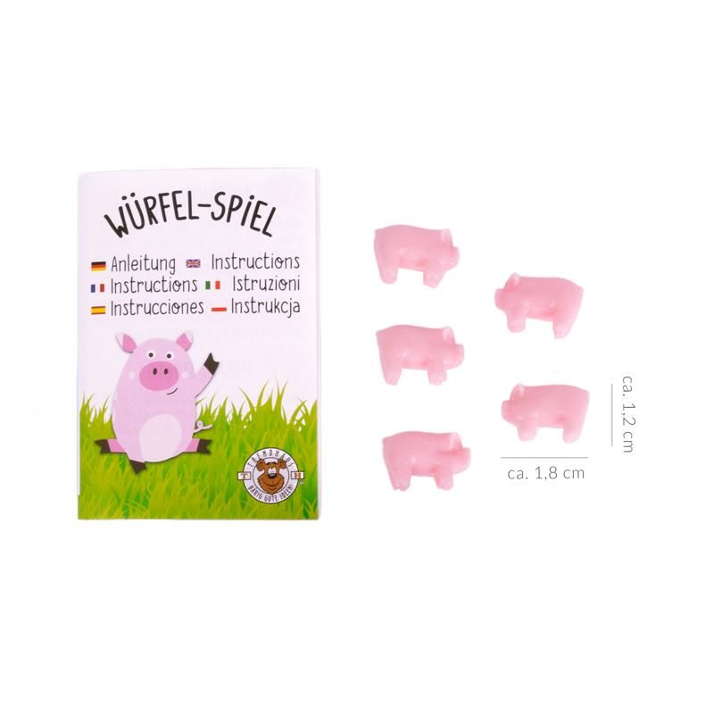 Schweinchen Würfelspiel (5er-Set)