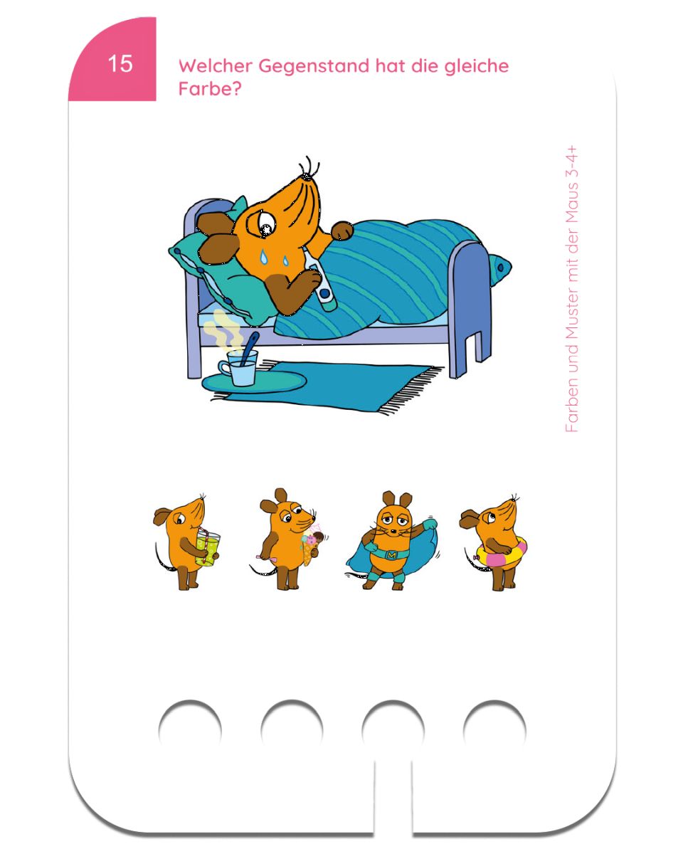 Farben und Muster mit der Maus 3-4 - Kölner Lernspielverlag