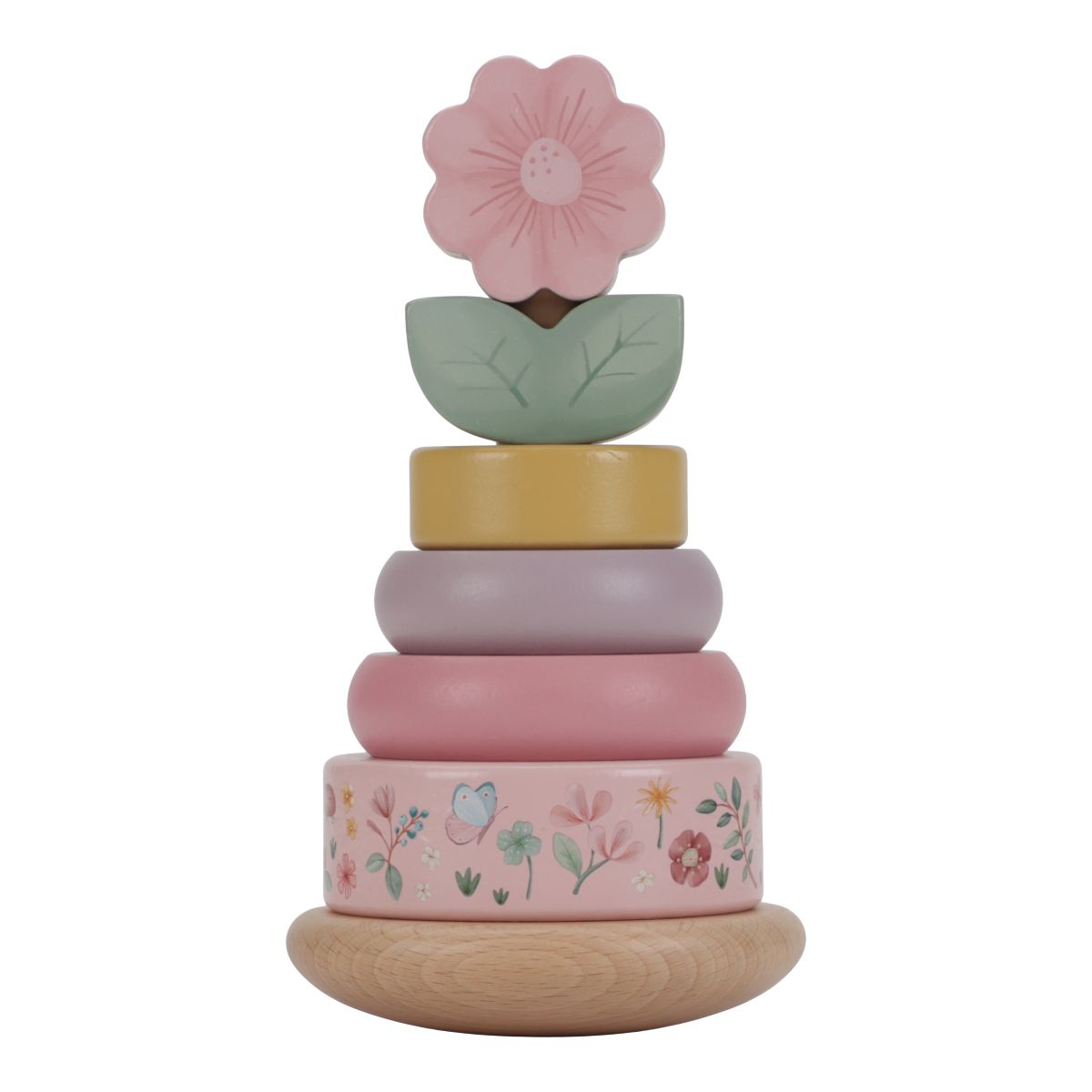 Holz-Stapelturm mit Ringen Fairy Garden - Little Dutch