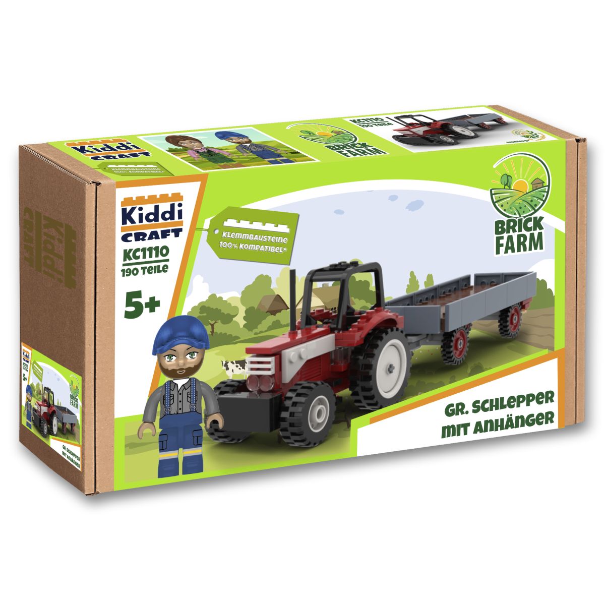 Großer Schlepper mit Anhänger - Kiddicraft