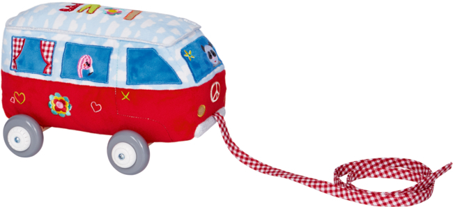 Bus auf Holzrollen BabyGlück