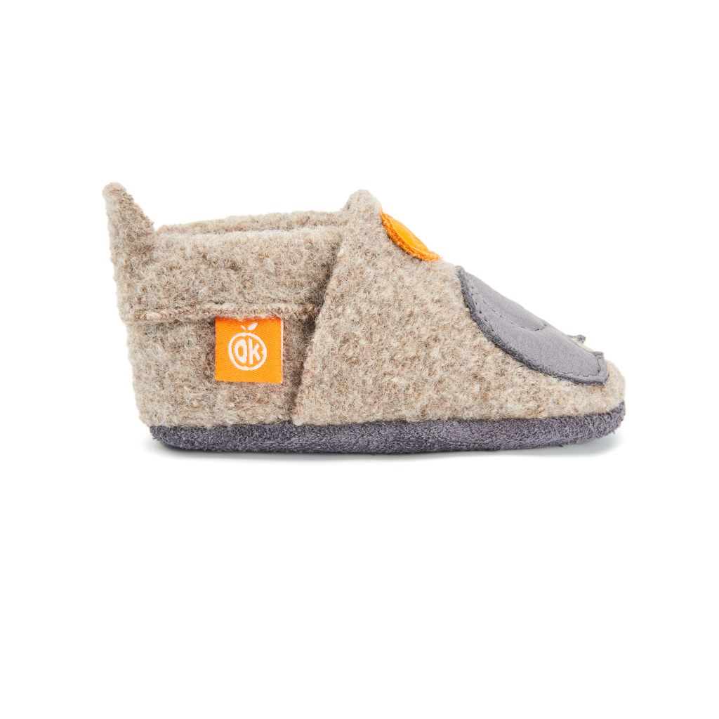 Wolli Hausschuhe Elefant beige Gr. 20-21