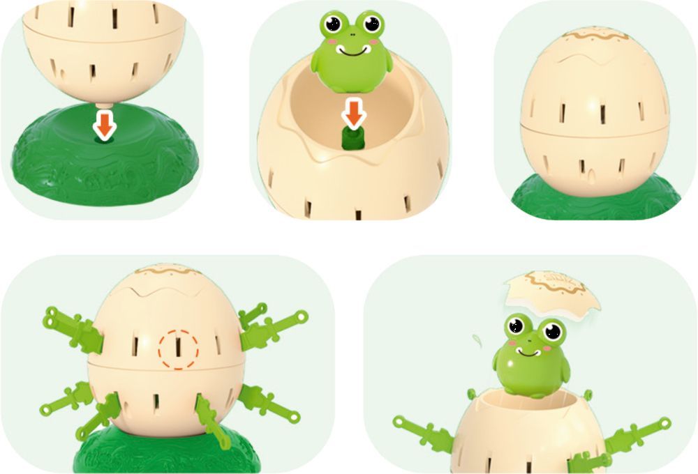Mini Frosch-Alarm Spiel - Bunte Geschenke