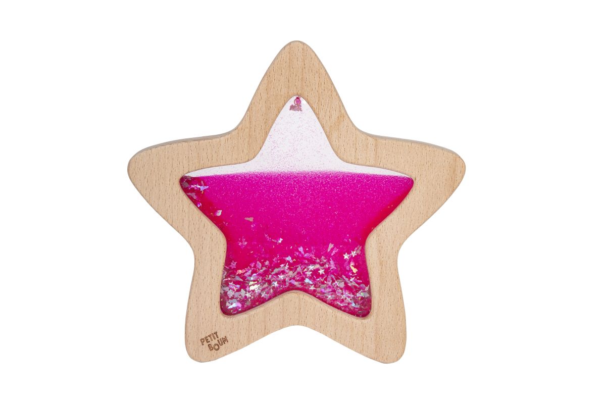 Sensorik Stern Nebula pink - Petit Boum