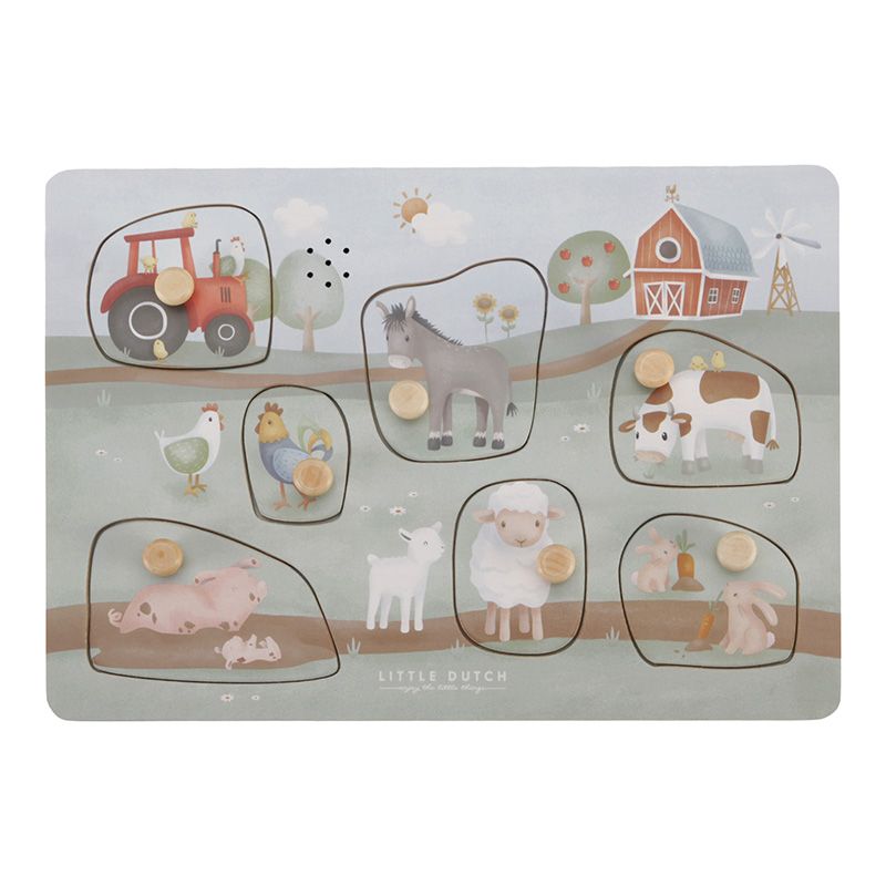 Sound-​Greif-Puzzle Little Farm - Little Dutch