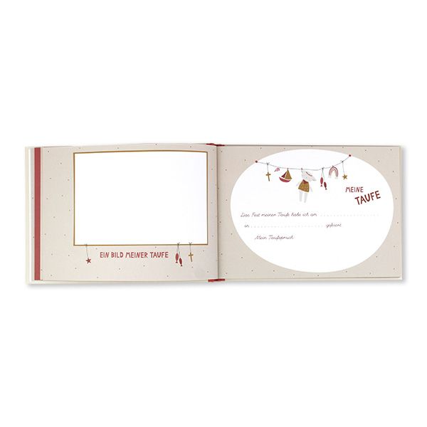 "Mein erstes Jahr" Wäscheleine rose Hardcover-Album - Ava & Yves