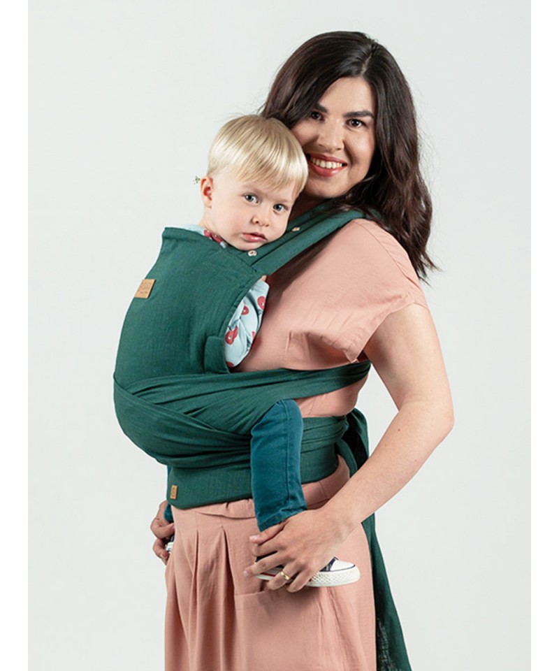 Isara Quick Half Buckle Carrier Evergreen Linen