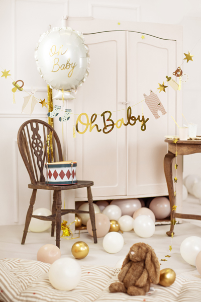 Girlande "Oh Baby" - Party Deco