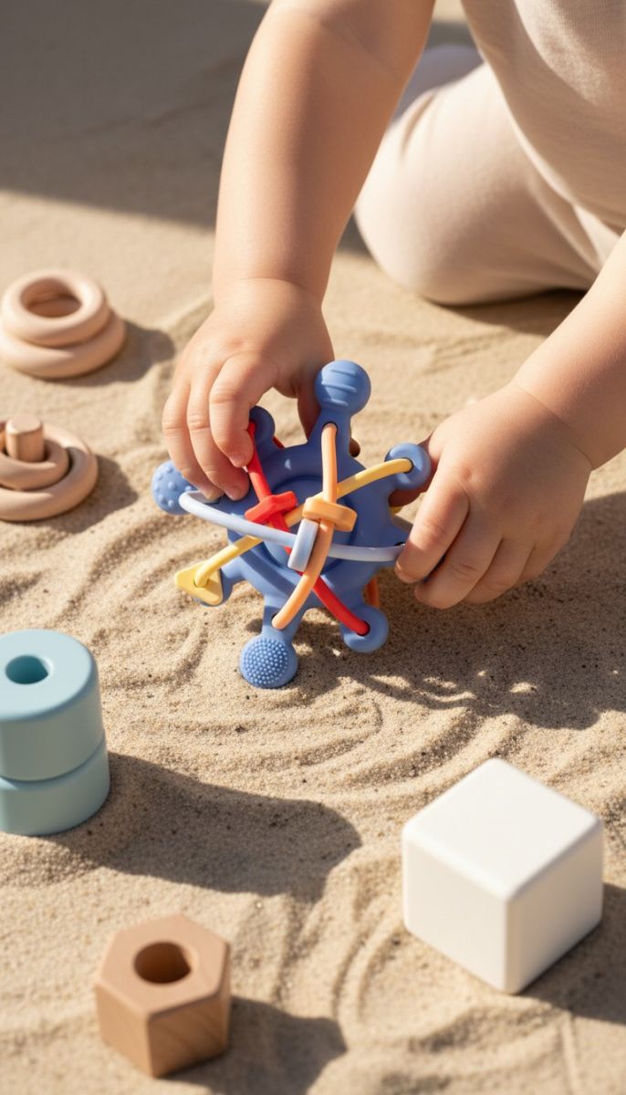 Sensorikspielzeug Star Blue - Little L