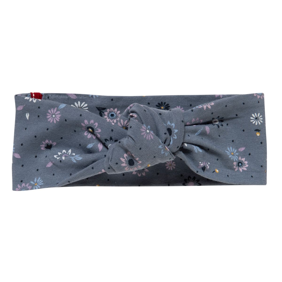 Haarband blau Blumen GOTS - 53-54