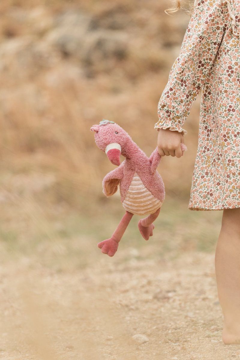 Kuscheltier Flamingo 35 cm Safari Friends - Little Dutch