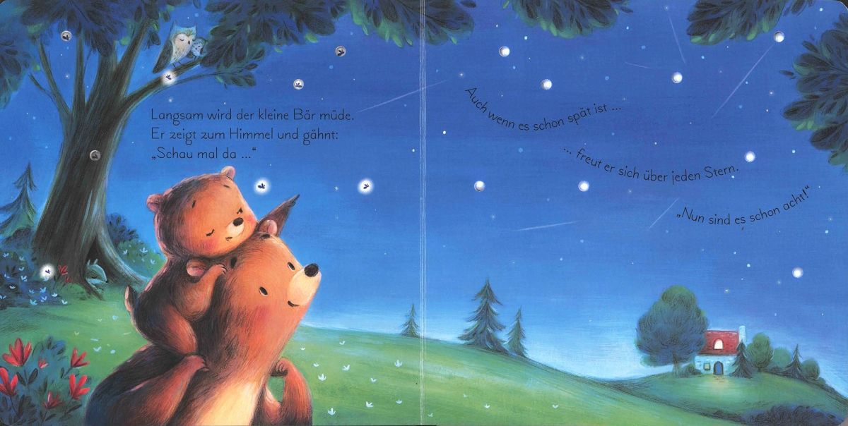 Mein leuchtendes Gute-Nacht-Buch: Der kleine Bär zählt die Sterne