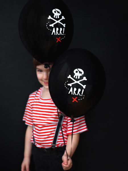 Luftballons Piraten (6 Stk.) - Party Deco